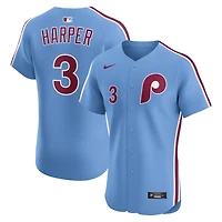 Nike Bryce Harper Light Philadelphia Phillies Alternate Elite Jersey