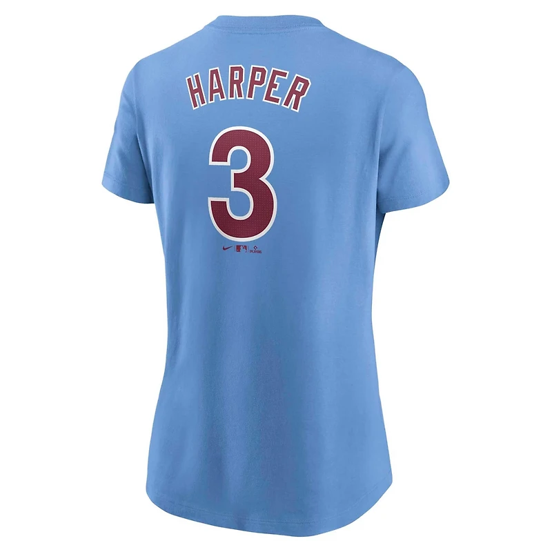 Nike Bryce Harper Light Philadelphia Phillies Fuse Name Number T-Shirt