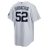Nike CC Sabathia New York Yankees 2025 Baseball Hall of Fame Name  Number Retired Replica Jersey