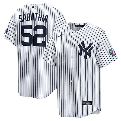 Nike CC Sabathia New York Yankees 2025 Baseball Hall of Fame Name  Number Retired Replica Jersey