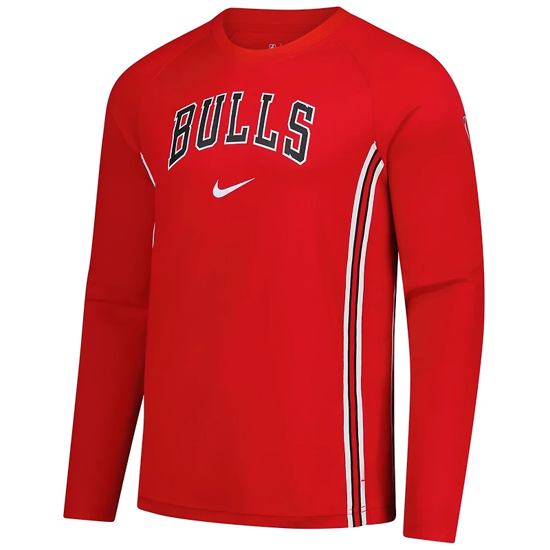 Nike Chicago Bulls 2025 26 Authentic Pre-Game Legend Dri-FIT Long Sleeve Shooting Shirt