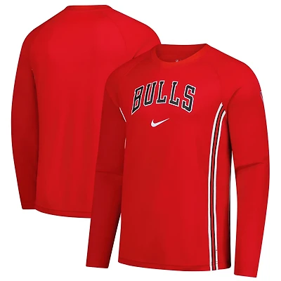 Nike Chicago Bulls 2025 26 Authentic Pre-Game Legend Dri-FIT Long Sleeve Shooting Shirt