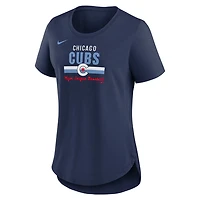 Nike Chicago Cubs City Connect Lockup Tri-Blend T-Shirt