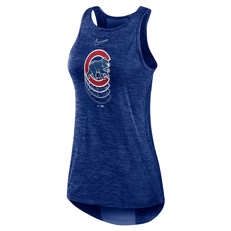 Nike Chicago Cubs Logo Fade High Neck Performance Tank Top