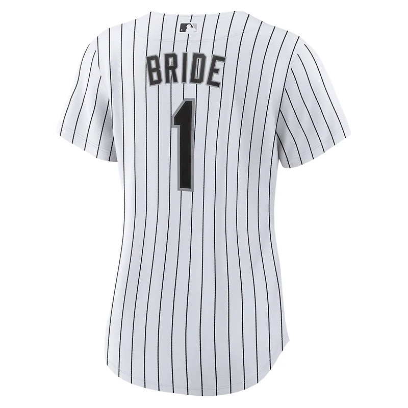 Nike Chicago Sox 1 Bride Home Replica Jersey