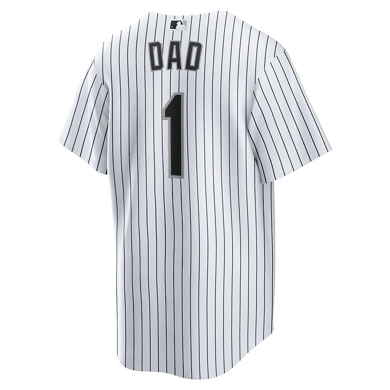 Nike Chicago Sox 1 Dad Home Replica Jersey