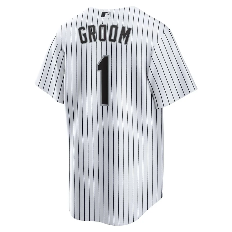 Nike Chicago Sox 1 Groom Home Replica Jersey