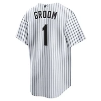Nike Chicago Sox 1 Groom Home Replica Jersey