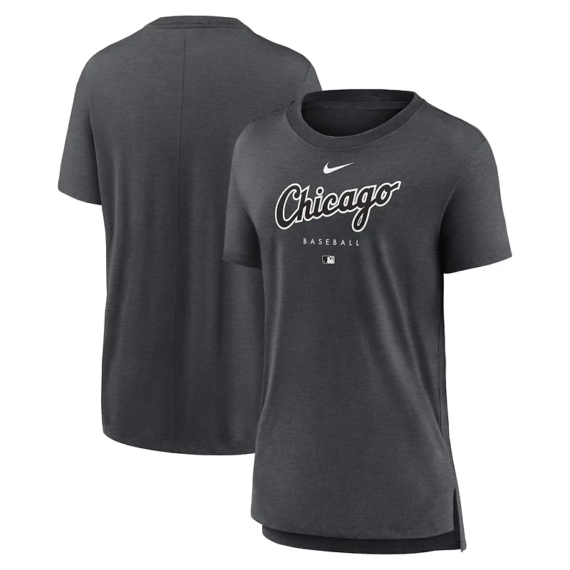 Nike Chicago Sox Authentic Collection Early Work Tri-Blend T-Shirt