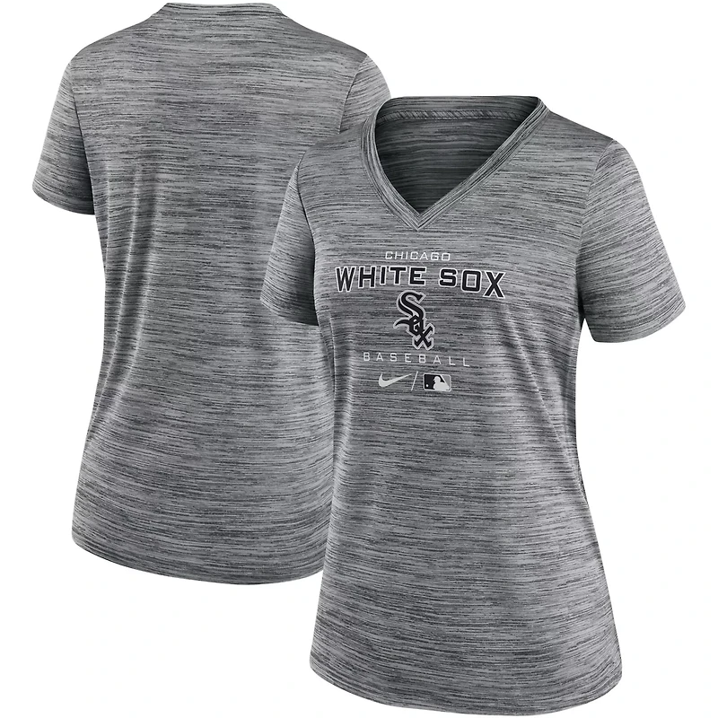 Nike Chicago Sox Authentic Collection Velocity Performance V-Neck T-Shirt