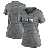Nike Chicago Sox City Connect Velocity Practice Performance V-Neck T-Shirt