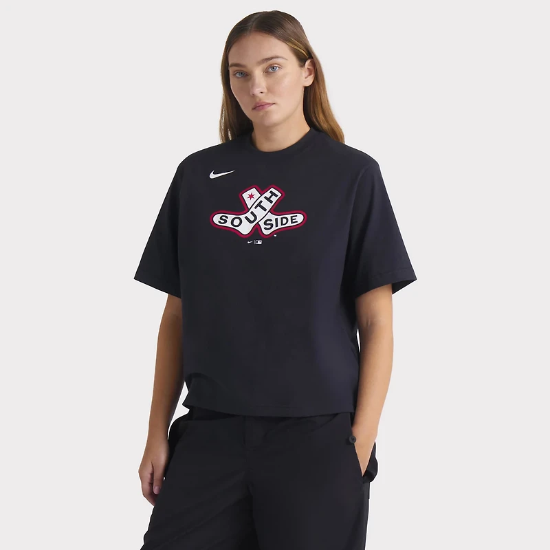 Nike Chicago White Sox 2025 City Connect Logo Boxy T-Shirt