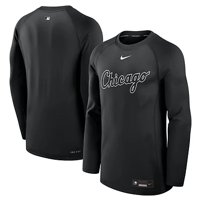 Nike Chicago White Sox Authentic Collection Game Time Raglan Performance Long Sleeve T-Shirt