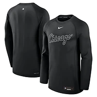 Nike Chicago White Sox Authentic Collection Game Time Raglan Performance Long Sleeve T-Shirt