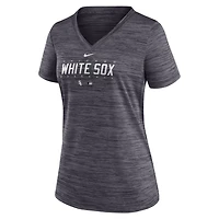 Nike Chicago White Sox Authentic Collection Velocity Practice Performance V-Neck T-Shirt