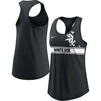 Nike Chicago White Sox Cropped Logo Performance Racerback Tank Top