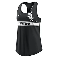 Nike Chicago White Sox Cropped Logo Performance Racerback Tank Top