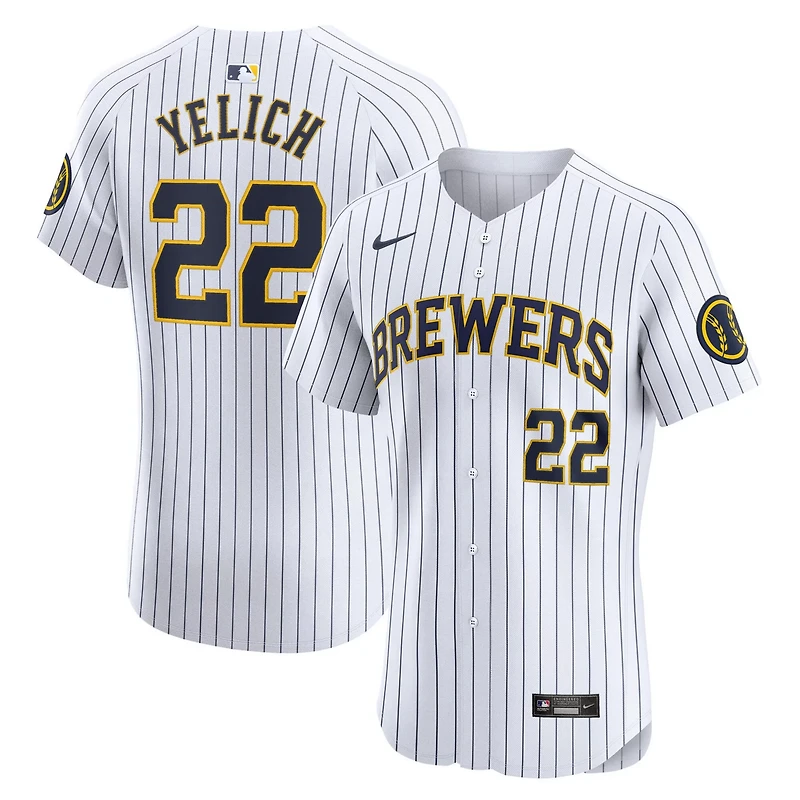 Nike Christian Yelich Milwaukee Brewers Alternate Elite Player Jersey