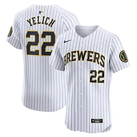Nike Christian Yelich Milwaukee Brewers Alternate Elite Player Jersey
