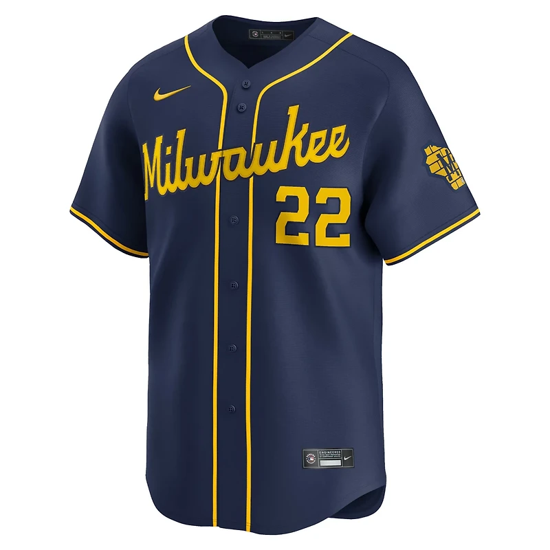 Nike Christian Yelich Milwaukee Brewers Alternate Limited Player Jersey