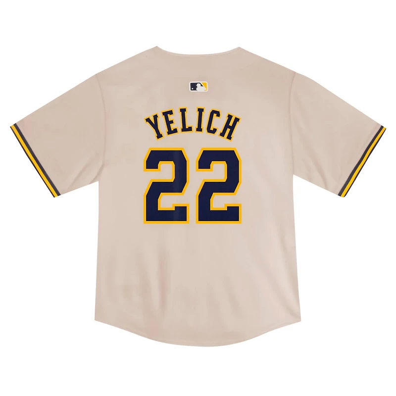 Nike Christian Yelich Milwaukee Brewers Home Game Jersey