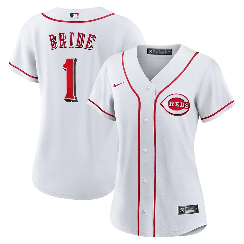 Nike Cincinnati Reds 1 Bride Home Replica Jersey