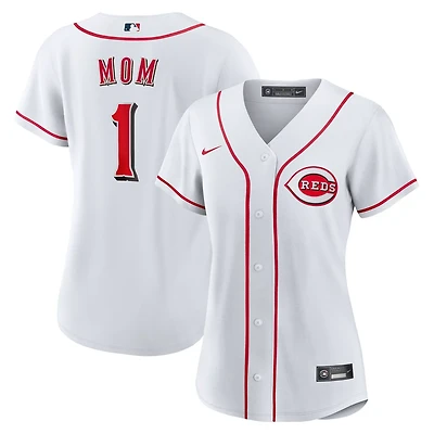 Nike Cincinnati Reds 1 Mom Home Replica Jersey
