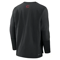 Nike Cincinnati Reds Authentic Collection City Connect Lightweight Player Tri-Blend Performance Long Sleeve T-Shirt