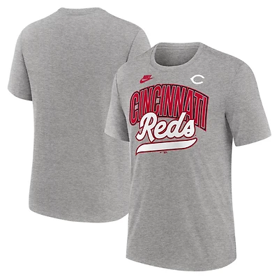 Nike Cincinnati Reds Cooperstown Collection Retro Tri-Blend T-Shirt