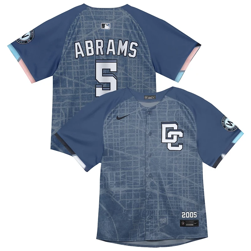 Nike CJ Abrams Washington Nationals City Connect 2025 Limited Jersey