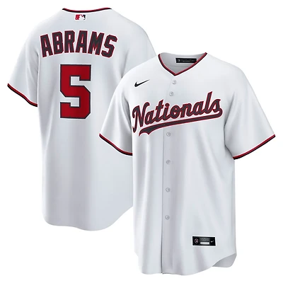 Nike CJ Abrams Washington Nationals Home Replica Jersey