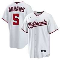 Nike CJ Abrams Washington Nationals Home Replica Jersey