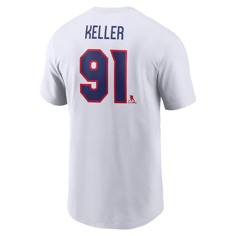Nike Clayton Keller USA Hockey 2026 Name  Number T-Shirt