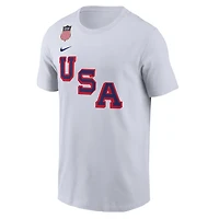 Nike Clayton Keller USA Hockey 2026 Name  Number T-Shirt