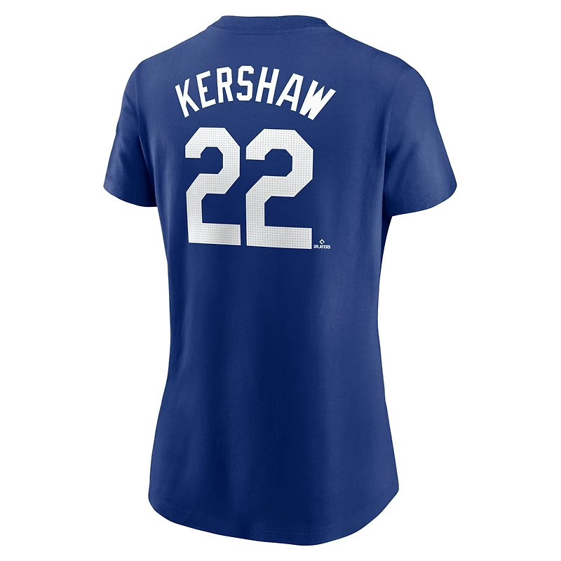 Nike Clayton Kershaw Los Angeles Dodgers Fuse Name  Number T-Shirt