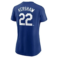 Nike Clayton Kershaw Los Angeles Dodgers Fuse Name  Number T-Shirt