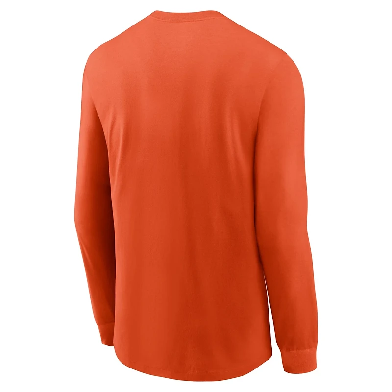 Nike Clemson Tigers 2025 Sideline Performance Long Sleeve T-Shirt