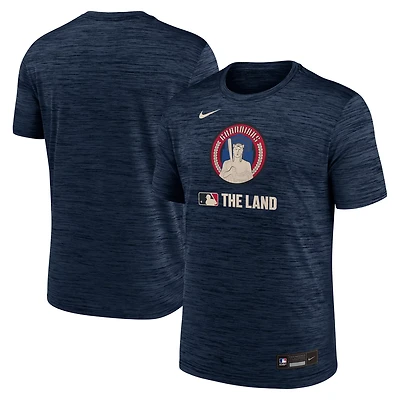 Nike Cleveland Guardians 2025 City Connect Authentic Collection Velocity Performance T-Shirt