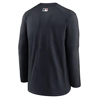 Nike Cleveland Guardians Authentic Collection Logo Performance Long Sleeve T-Shirt
