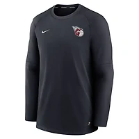 Nike Cleveland Guardians Authentic Collection Logo Performance Long Sleeve T-Shirt