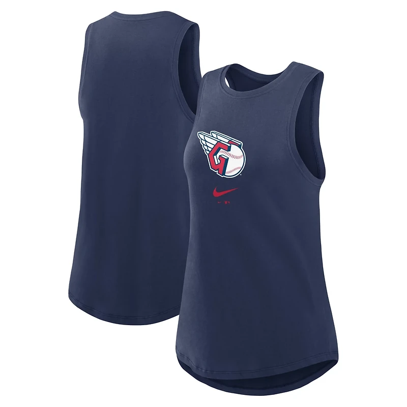 Nike Cleveland Guardians Legacy Icon High Neck Performance Tank Top
