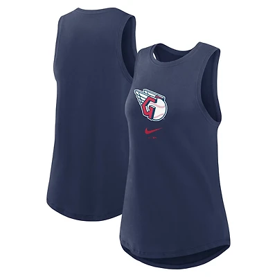 Nike Cleveland Guardians Legacy Icon High Neck Performance Tank Top