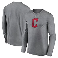 Nike Cleveland Guardians Logo Legend Long Sleeve T-Shirt