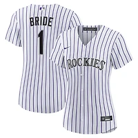 Nike Colorado Rockies 1 Bride Home Replica Jersey