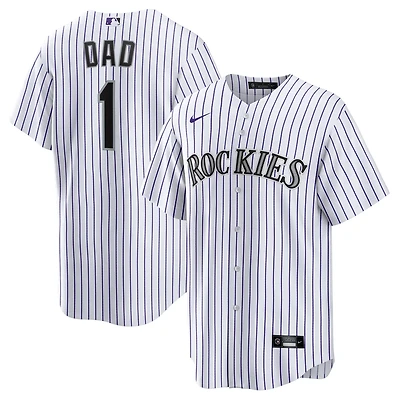 Nike Colorado Rockies 1 Dad Home Replica Jersey