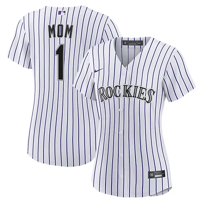 Nike Colorado Rockies 1 Mom Home Replica Jersey