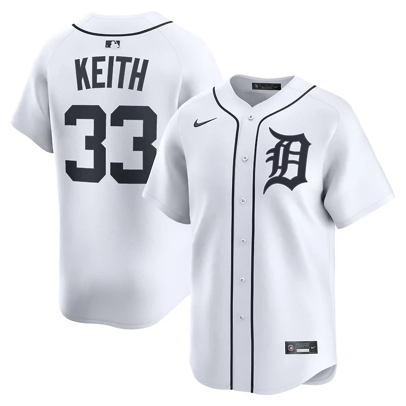 Nike Colt Keith Detroit Tigers Home Limited Player Jersey