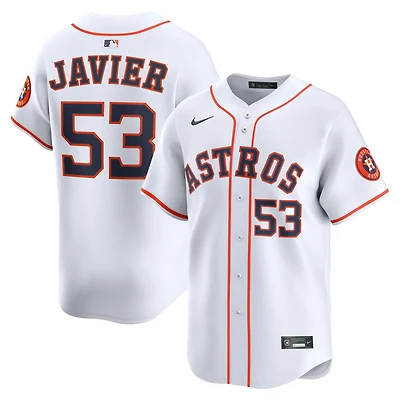 Nike Cristian Javier Houston Astros Home Limited Player Jersey