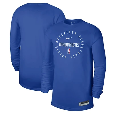 Nike Dallas Mavericks 2024 25 Legend On-Court Practice Long Sleeve T-Shirt