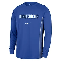 Nike Dallas Mavericks 2025 26 Authentic Pre-Game Legend Dri-FIT Long Sleeve Shooting Shirt